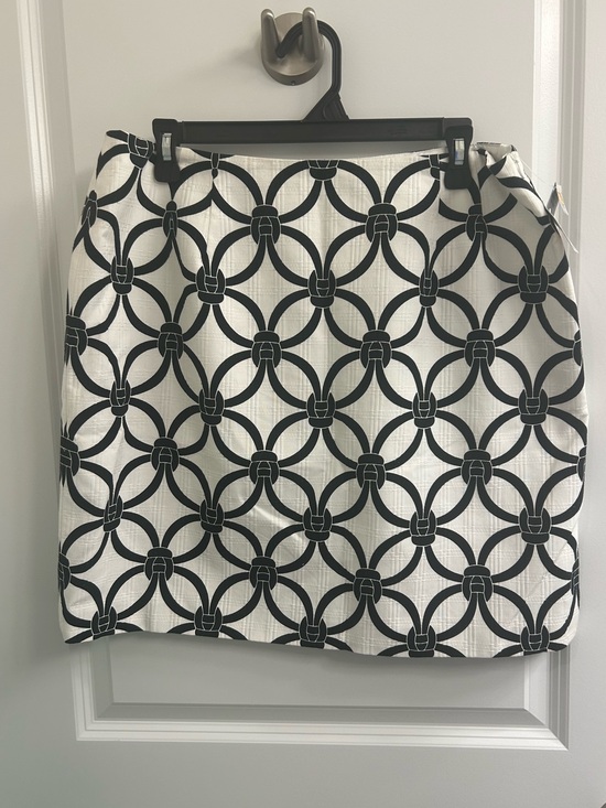 Talbots Dresses & Skirts - Vintage 1990s Talbots Petites NWT Black White Bow Ribbon Print Skirt 10P